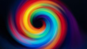 Rainbow Spiral Pop