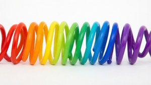 Rainbow Squiggle Gradient