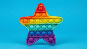 Rainbow Star Pop It