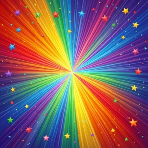 Rainbow Starburst
