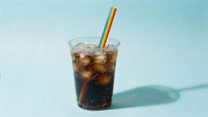 Rainbow Straw Cup