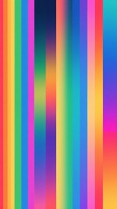 Rainbow Stripes Vertical