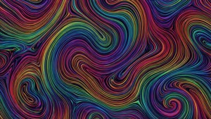 Rainbow Swirl Seamless