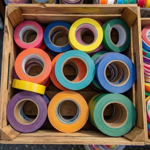 Rainbow Tape Rolls Crate
