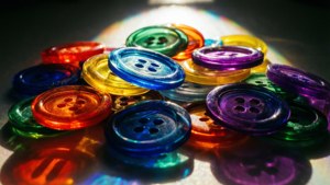 Rainbow Transparent Buttons