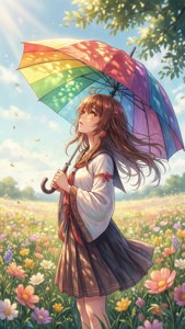 Rainbow Umbrella Dream