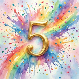 Rainbow Watercolor Dream
