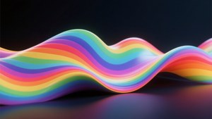 Rainbow Wave Pattern