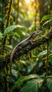 Rainforest Skink Perch