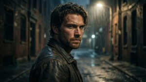 Rainy Alley Gaze