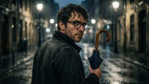 Rainy Alley Gaze