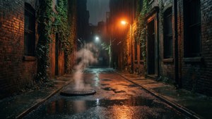 Rainy Alley Noir