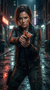 Rainy Alley Standoff