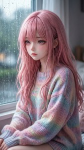 Rainy Anime Girl