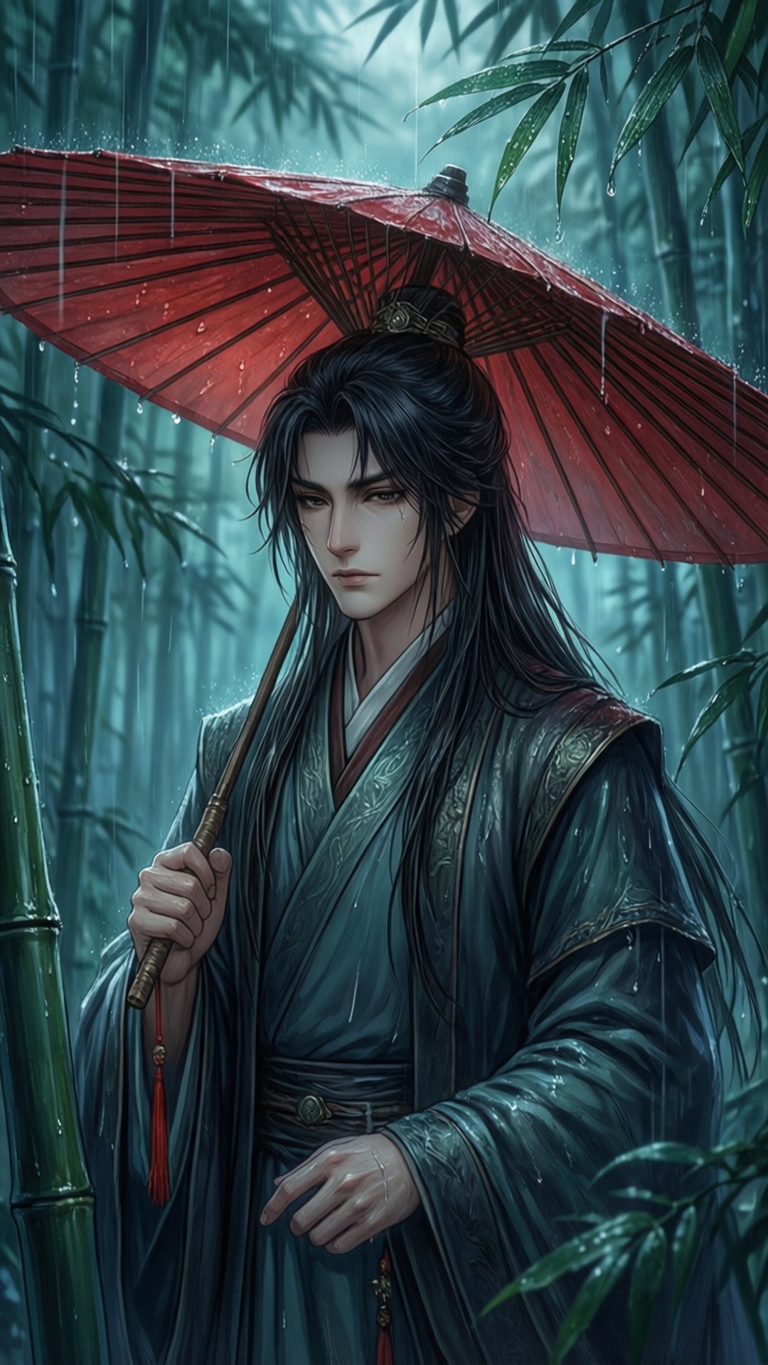 Rainy Bamboo Mystery by Wallpapers.art Studio