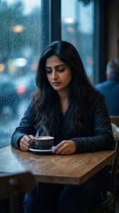 Rainy Café Moment