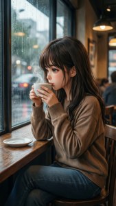 Rainy Cafe Morning