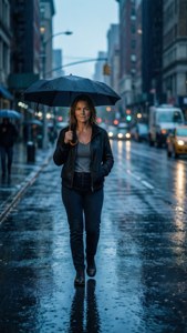 Rainy City Night