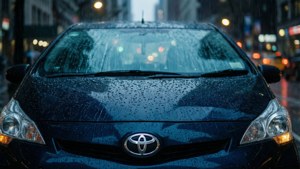 Rainy City Prius