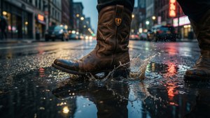 Rainy City Stroll