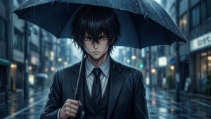 Rainy City Stroll