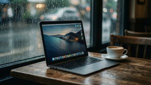 Rainy Coffee Shop