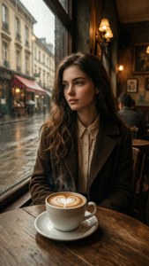Rainy Coffee Shop