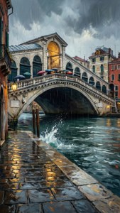 Rainy Day at Rialto