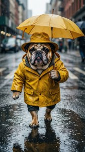 Rainy Day Bulldog