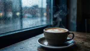 Rainy Day Caramel Latte