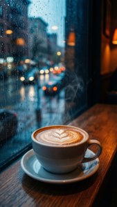 Rainy Day Caramel Latte