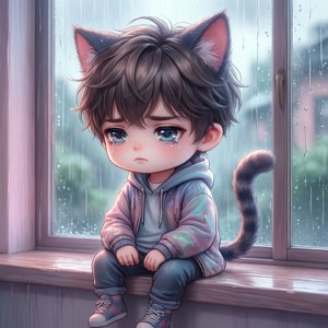 Rainy Day Chibi