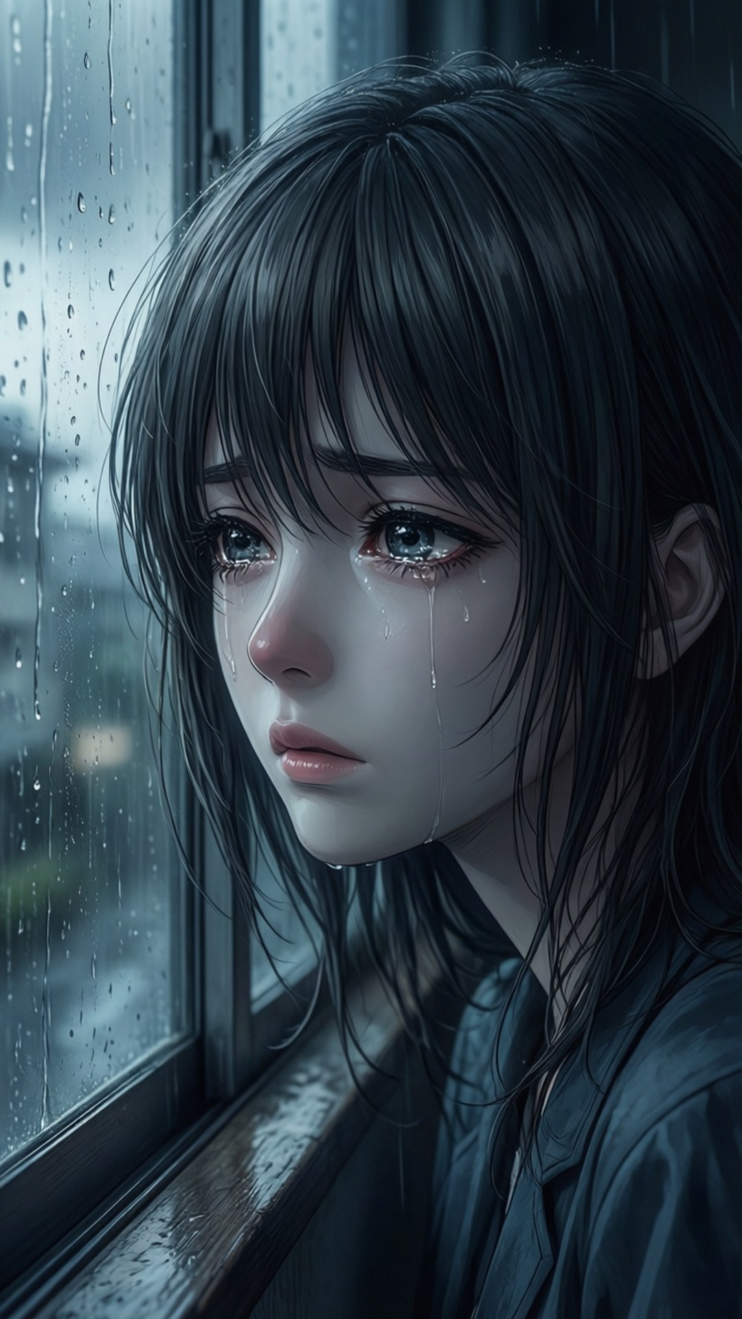 Rainy Day Melancholy by Wallpapers.art Studio
