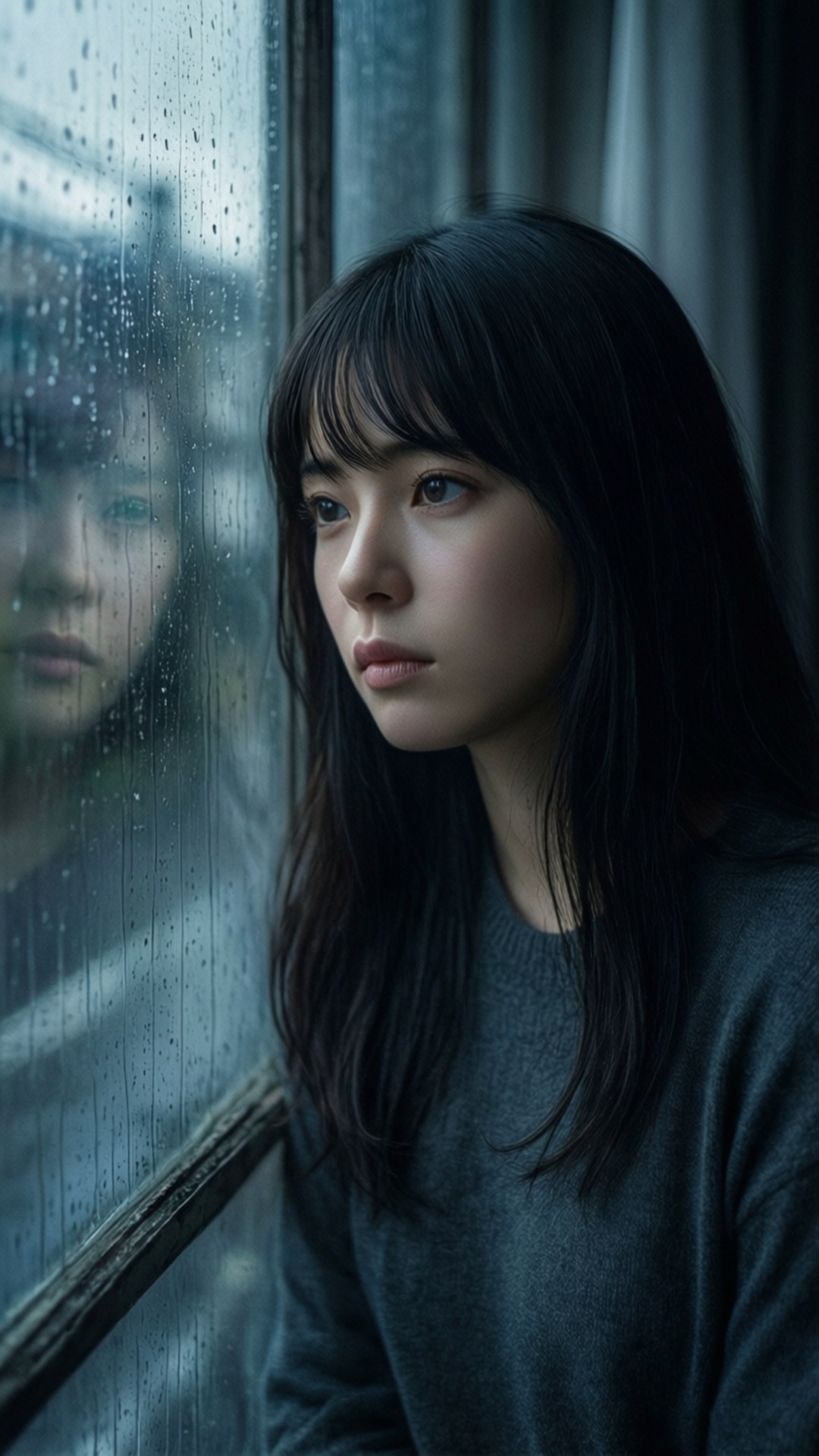 Rainy Day Reflection by Wallpapers.art Studio