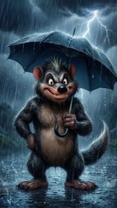 Rainy Day Taz