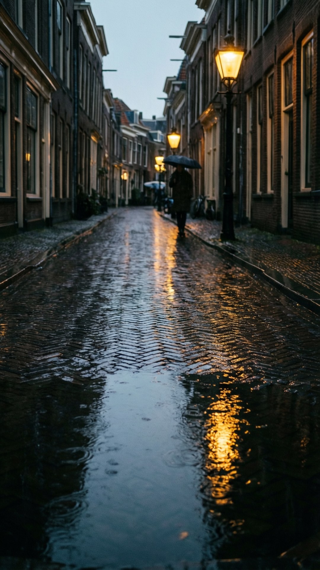 Rainy Delft Evening by Wallpapers.art Studio