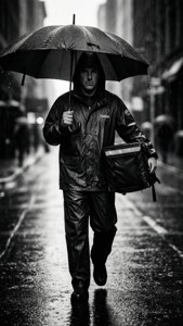 Rainy Delivery Noir