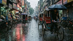Rainy Dhaka Night