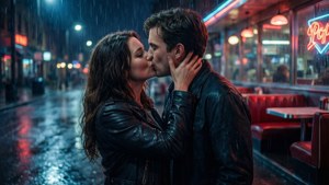 Rainy Diner Kiss