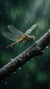 Rainy Dragonfly