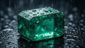 Rainy Emerald Block