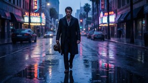 Rainy LA Walk
