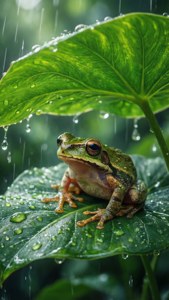 Rainy Leaf Shelter