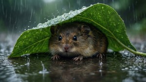 Rainy Leaf Shelter