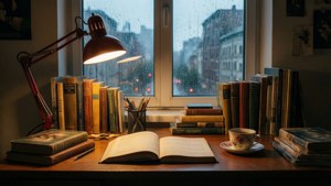 Rainy Lo-fi Study
