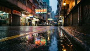 Rainy Neon Alleyways
