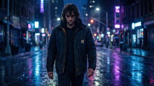 Rainy Neon City