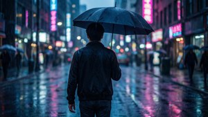 Rainy Neon Escape