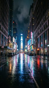 Rainy Neon Night