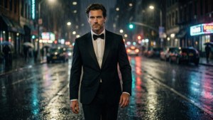 Rainy Night Elegance